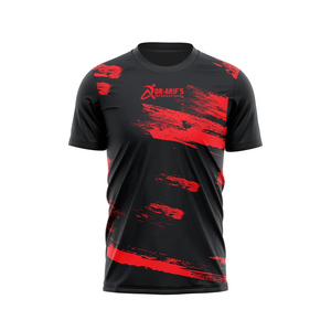 เสื้อยืดโพลีเอสเตอร์แบบกำหนดเองสำหรับผู้ชายเสื้อยืดสีทึบแบบระเหิดแบบ100% ระบายอากาศได้ดี - Product Image 6