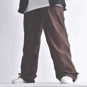 Pantalon de ski unisexe à taille élastique, imperméable, extensible, ample, chauffant, coupe-vent, grande taille - Product Image 1