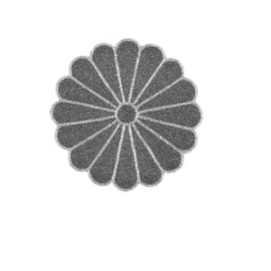 handcrafted beaded placemat Round Placemat Design Placemat by Saro Lifestyle Shamrock Coquette Bow Placemat table mat or - Product Image 3