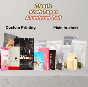 Bolsa Biodegradable y Compostable de Grado Alimenticio para Té y Cuero Vacuno, con Cierre Personalizado y Base Cuadrada - Product Image 3