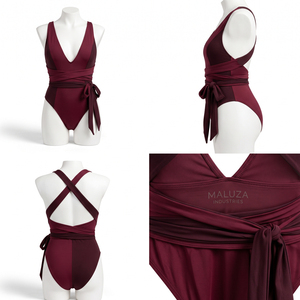 Traje de Baño de Surf de Una Pieza con Cremallera Frontal y Manga Larga para Mujer, Protección UV50, Traje Deportivo para Paddle Board y Buceo, Personalizable - Product Image 6