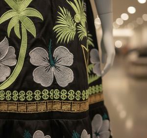 ผู้ผลิตกระโปรงปักลายดอกไม้พรีเมียม ขายส่งกระโปรงทรงเอเอวสูงแบบมิดิสำหรับผู้หญิง แฟชั่นเสื้อผ้าสตรี 2026 - Product Image 6