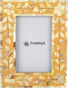 Marco de Fotos Decorativo de Madreperla con Incrustaciones de MOP, Hecho a Mano, Elegante Regalo de Tradebyd - Product Image 1
