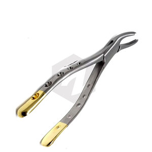 Forceps d'extraction dentaire allemands manuels en acier inoxydable de qualité supérieure, mâchoires dentées, certifiés CE, conformes aux normes MOL, instruments chirurgicaux - Product Image 3