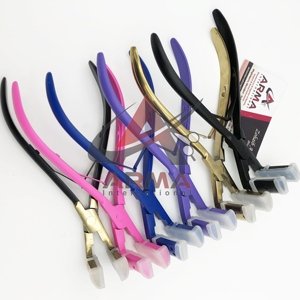 Professional Tape-in Hair <b>Extension</b> Pliers with Plastic & Stainless Steel <b>Micro</b> Link Strong Hold Tools For Commercial Use - Product Image 4