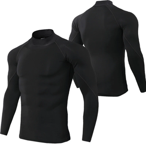 เสื้อยืดผู้ชายลำลองสีพื้น แห้งเร็ว แขนสั้น กระชับรูปทรง สำหรับออกกำลังกาย ฟิตเนส เล่นกีฬา - Product Image 3