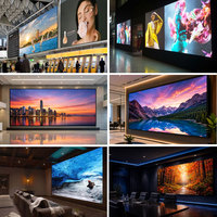 Écran LED fixe d'intérieur léger P1.25, 3840Hz, ultra-fin, connexion sans soudure, mur LED pour salle de formation