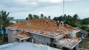 Eratek STV32-50เคลือบ duracoat ชนิดอ่อนระบบการทำฟาร์มเหล็กโครงหลังคาบ้านที่อยู่อาศัยเกรด G550มาตรฐาน JIS 5% - Product Image 4