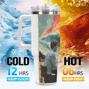 40Oz <b>Large</b> Capacity Stainless Steel Tumbler For Farming And Agricultural Events - Product Image 6