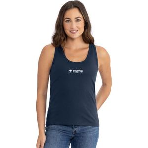 Women's Sleeveless Racerback Tank Custom Cotton Blend Athletic Shirt Lightweight Everyday Casual Wear OEM ODM Supplier - Product Image 1