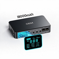 Alimentation sans interruption (ASI) intelligente mini DC 10400mAh D2P pour routeur WiFi, caméra CCTV, batterie de secours POE, écran LCD