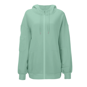 Women Airplane Graphic Hoodie Oversized Fleece Pullover Aviation Streetwear Casual Winter <b>Sweatshirt</b> 100% Cotton Front Logo - Product Image 6
