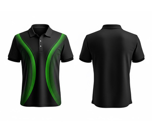 Quick Dry Full Sublimation Polo Shirt for Outdoor Activities for Men Women Youth Quick-Dry Dry-Fit Active Polo - Product Image 3