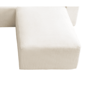 Beige <b>Sofa</b> Ottoman Stylish <b>Stools</b> & Ottomans Product - Product Image 4