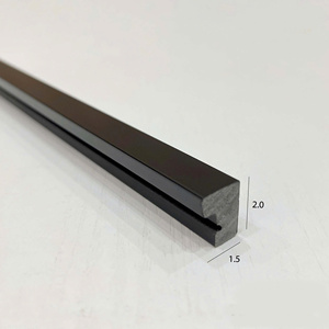 Modern Style PS Polystyrene Picture Frame Moulding <b>Wood</b> Grain Minimalist Wide <b>Border</b> OEM Custom Photo Frame Factory - Product Image 1