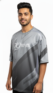 เสื้อยืดโอเวอร์ไซส์พรีเมียม สตรีทแวร์ พิมพ์ลายแบบซับลิเมชั่น แฟชั่นลำลองสำหรับผู้ชาย - Product Image 5