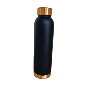 1000ml Premium Matte SilkTouch Pure Copper Water <b>Bottle</b> Seamless Leak-Proof Eco-Friendly Reusable Copper Flask for Home & Travel - Product Image 1