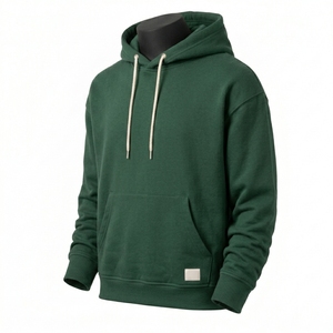 Sweat à capuche surdimensionné personnalisé brodé en jersey 100 % coton pour homme et femme, haute qualité, lourd, respirant, écologique, décontracté - Product Image 5