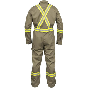 Combinaison de travail unisexe en polyester haute visibilité, combinaison de sécurité réfléchissante, combinaison industrielle haute visibilité, détecteur d'aiguilles, Oeko-Tex - Product Image 2
