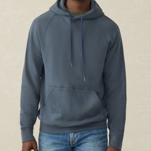 Customized Half Zip <b>Velour</b> Fleece Hoodie for Men Eco-Friendly Winter Vintage Oversized Casual <b>Sweatshirt</b> - Product Image 5