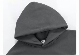 Sudadera con Capucha Unisex de Algodón y Forro Polar, Estilo Oversize, Ecológica, para Invierno, con Hombros Caídos, Personalizable con Logotipo, Venta al Por Mayor - Product Image 2