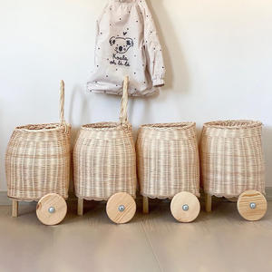 Sac de transport pour enfant à bas prix, en rotin, avec roulettes, fabriqué au Vietnam par des fabricants. - Product Image 1