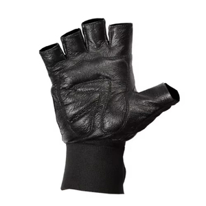 Gants de musculation demi-doigts avec sangle de poignet réglable pour la protection en salle de sport, l'entraînement physique et les sports - Product Image 2