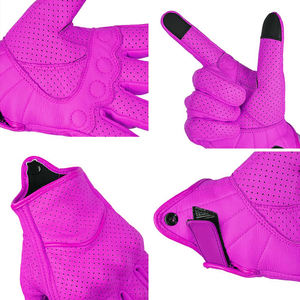 Gants de moto de course en cuir de haute qualité pour hommes, protection optimale pour les sports de plein air - Product Image 5