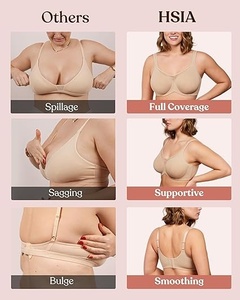 Sujetador sin aros para mujer, copa completa, sin costuras, tirantes fijos, transpirable, 81% poliamida, diseño sin espalda, estilo sexy, para uso diario - Product Image 4