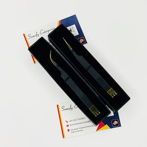 Nouvel Arrivage – Pince à Épiler pour Extensions de Cils en Acier Inoxydable Noir Mat de Qualité Supérieure, Faite à la Main, Durable, pour Femmes - Product Image 6