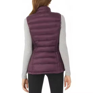 Chaleco Acolchado para Mujer, Chaqueta sin Mangas con Aislamiento Térmico, Tejido Resistente al Agua, Cuello Alto, Diseño con Cierre Completo para Uso Diario - Product Image 2