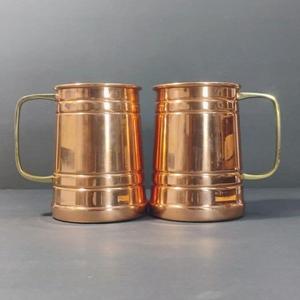 Fancy Copper Mugs <b>Gift</b> <b>Sets</b> With Grip Water Resistance Good For Health High Quality Copper Juice Cocktail <b>Vodka</b> Mug & Glass <b>Set</b> - Product Image 2