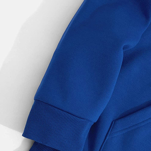 Don't Trip Over Whats Behind You Sweat à capuche imprimé pour homme en polaire, style streetwear décontracté, coupe classique, bleu, pour l'automne - Product Image 5
