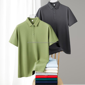 T-shirt personnalisé pour homme, polo de sport pour homme, polo personnalisé brodé avec logo - Product Image 3