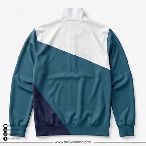 Mawra Veste coupe-vent imperméable pour homme, veste de sport légère et respirante, patchwork, pour la course à pied et les voyages - Product Image 4