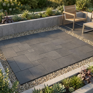 Carreaux de sol en porcelaine 3D R11 Surface Blue Stone Natural Concrete et carreaux de terrazzo en ardoise composée numérique mat pour extérieur et parking - Product Image 3