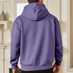 Oem Design Hoodies Men <b>Sweatshirts</b> 100% Cotton Custom Logo Pullover Plain Hoodie For Men - Product Image 2