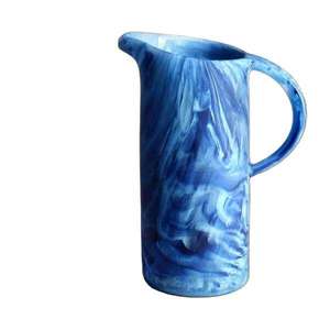 Modern Resin Mug Eco-Friendly Dishwasher Safe Orange Green Handle Durable Party Wine <b>Beer</b> 6L+ Capacity - Product Image 4