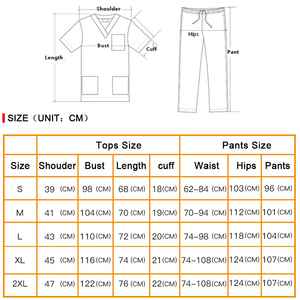 Tissu tissé en polyester uni, uniforme d'infirmière unisexe, vente en gros pour usage hospitalier, blouses de travail - Product Image 5