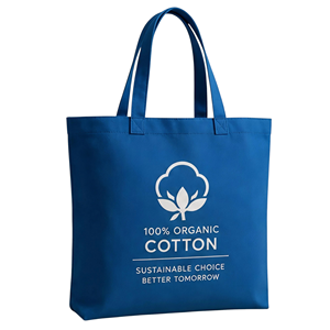 Custom Logo Organic Cotton Canvas Tote <b>Bag</b> Large Size Natural Beige Shopping <b>Bag</b> Long Handle Pull Closure Reusable Party <b>Gift</b> - Product Image 1