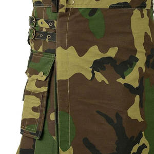 Cotton Utility Kilt - Men's Tactical Scottish Kilt - Camo Kilt 2026 - Product Image 3