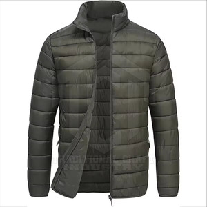 Stylish Hooded Bubble <b>Jacket</b> for Men <b>Lightweight</b> Winter <b>Casual</b> Wear Front Logo Modern Factory Direct Supplier - Product Image 4