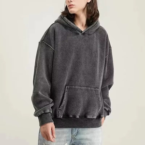Sudaderas con capucha para mujer con lavado ácido, antibacterianas, de moda, precio mayorista, MOQ bajo, novedad. - Product Image 3