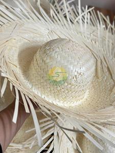 Sombrero de Paja Pava Puertorriqueño Blanco, Sombrero de Paja Bad Bunny, Color Blanco Natural, Sombrero de Paja Pava Blanco Boricua, Sombrero de Paja Tradicional - Product Image 5