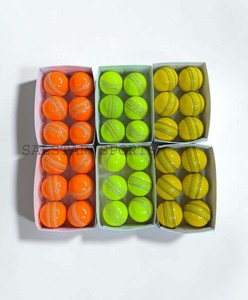 Wholesale Durable Florescent Colors Leather Club <b>Cricket</b> Ball 156GM Practice T20 Outdoor Custom Logo Promotional Direct Factory - Product Image 2