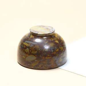 Cuenco de piedra multicolor, cuenco de piedra con textura de cristal, cuenco de piedra semipreciosa, cuenco de piedra natural auténtica, precio de venta al por mayor. - Product Image 2