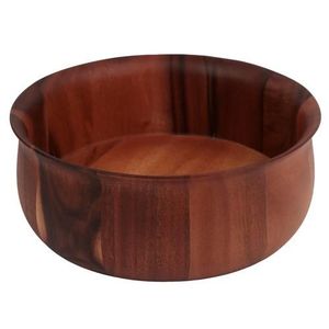 Tazón para servir comida, vajilla para la cena en casa, diseño elegante, forma redonda, tazón de madera para servir sopa y fideos, en oferta. - Product Image 2
