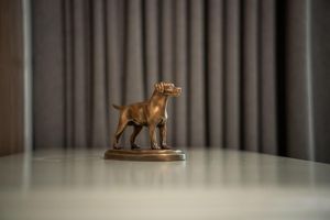 Decorative Metal Brass <b>Dog</b> Sculpture For Center <b>Table</b> Home Accent And Premium Collectible Display Item - Product Image 6