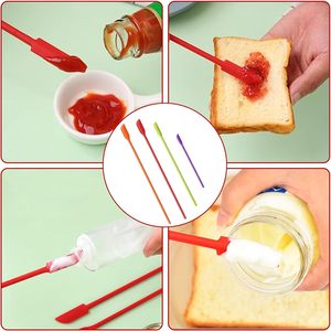 Cuối Cùng <span class=keywords><strong>Drop</strong></span> Shipping Thìa Jar <span class=keywords><strong>Scraper</strong></span> Mini Silicone Mỹ Phẩm Thìa Cho Mỏng Vẻ Đẹp Jar Trang Điểm Thìa Công Cụ - Product Image 5