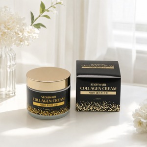 Crème à l'acide hyaluronique, crème nourrissante pour le visage, soin hydratant à l'acide hyaluronique, crème au collagène coréen, hydratant facial - Product Image 5